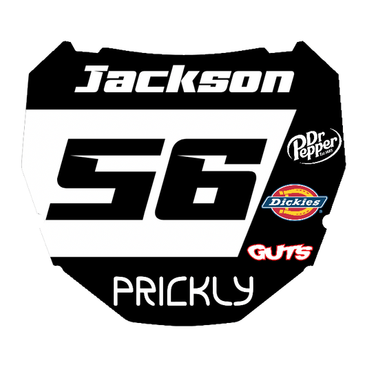 CUSTOM ODI NUMBER PLATE DECAL