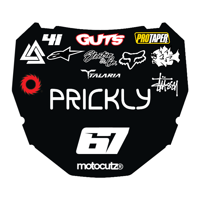 CUSTOM ODI NUMBER PLATE DECAL