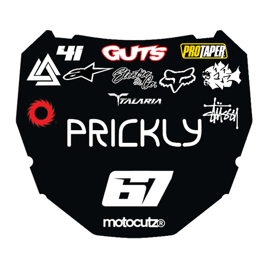 CUSTOM ODI NUMBER PLATE DECAL