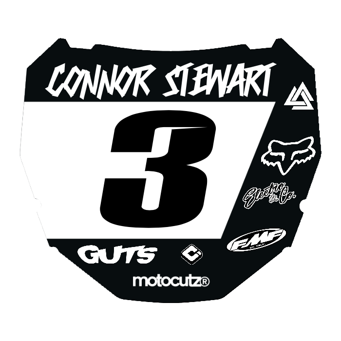 CUSTOM ODI NUMBER PLATE DECAL
