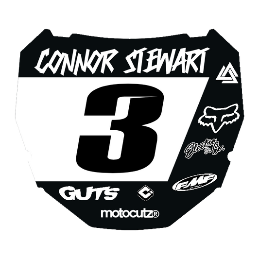 CUSTOM ODI NUMBER PLATE DECAL