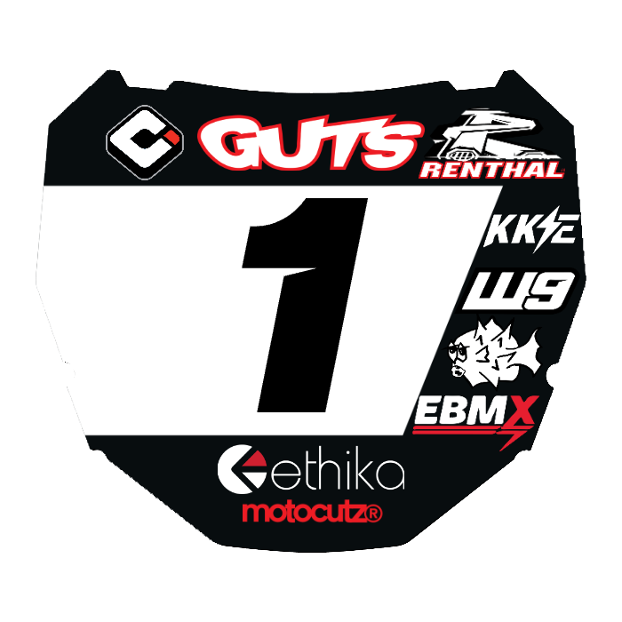 CUSTOM ODI NUMBER PLATE DECAL
