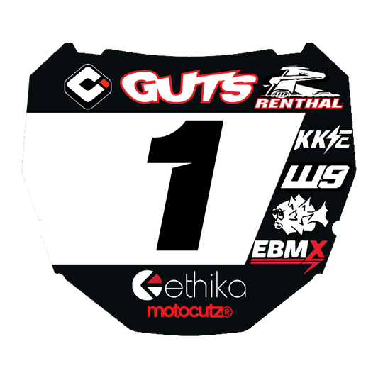 CUSTOM ODI NUMBER PLATE DECAL