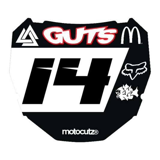 CUSTOM ODI NUMBER PLATE DECAL