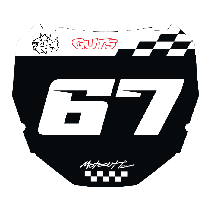 CUSTOM ODI NUMBER PLATE DECAL