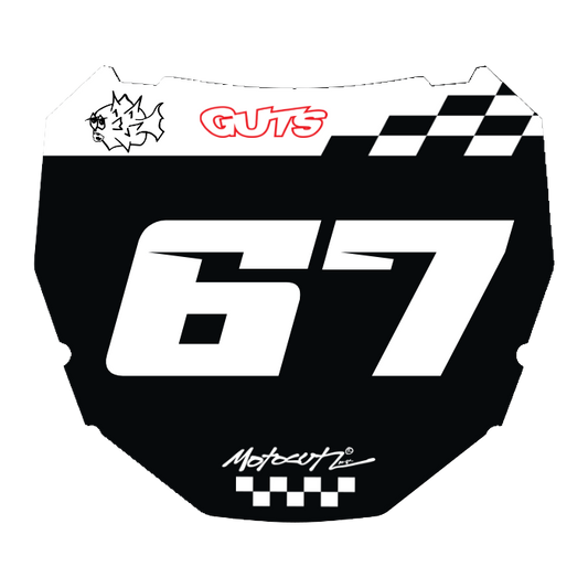 CUSTOM ODI NUMBER PLATE DECAL