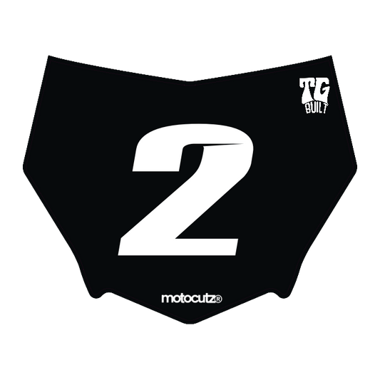 CUSTOM MOTOCUTZ FRONT PLATE DECAL