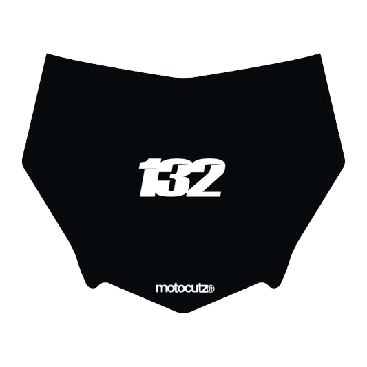 CUSTOM MOTOCUTZ FRONT PLATE DECAL