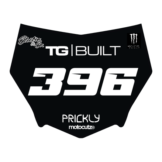 CUSTOM MOTOCUTZ FRONT PLATE DECAL