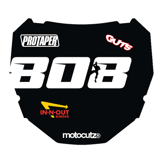 CUSTOM ODI NUMBER PLATE DECAL