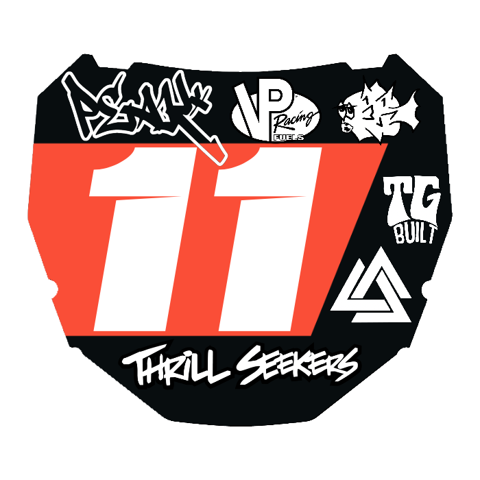 CUSTOM ODI NUMBER PLATE DECAL