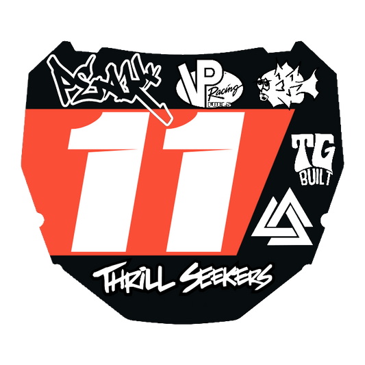 CUSTOM ODI NUMBER PLATE DECAL
