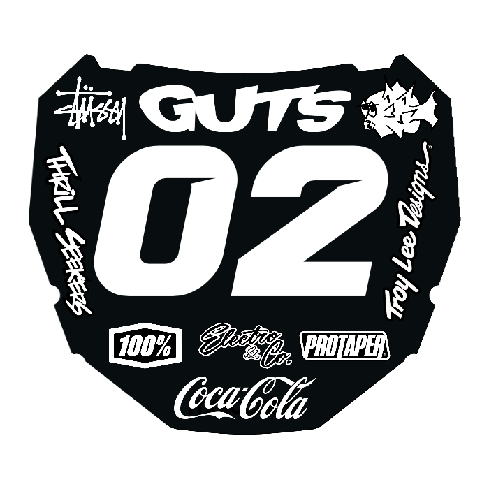 CUSTOM ODI NUMBER PLATE DECAL