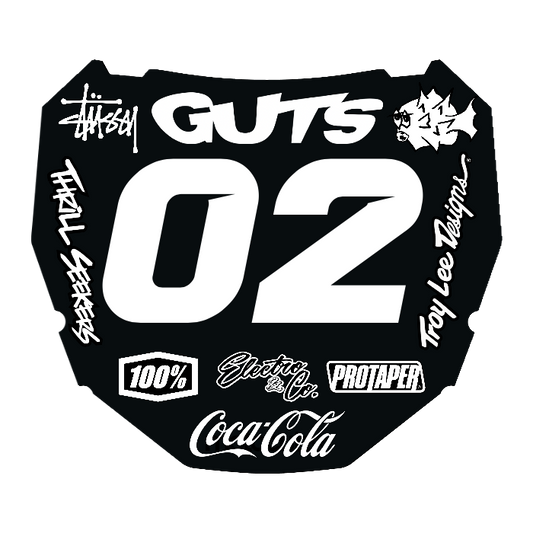 CUSTOM ODI NUMBER PLATE DECAL