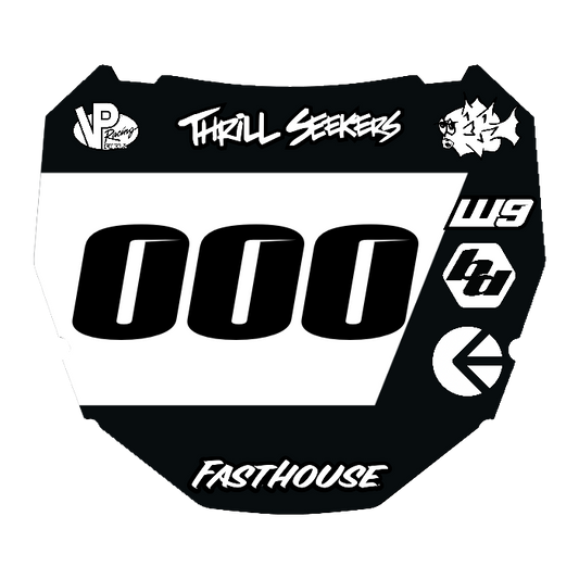 CUSTOM ODI NUMBER PLATE DECAL