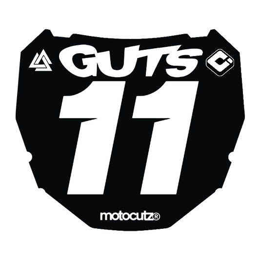 CUSTOM ODI NUMBER PLATE DECAL