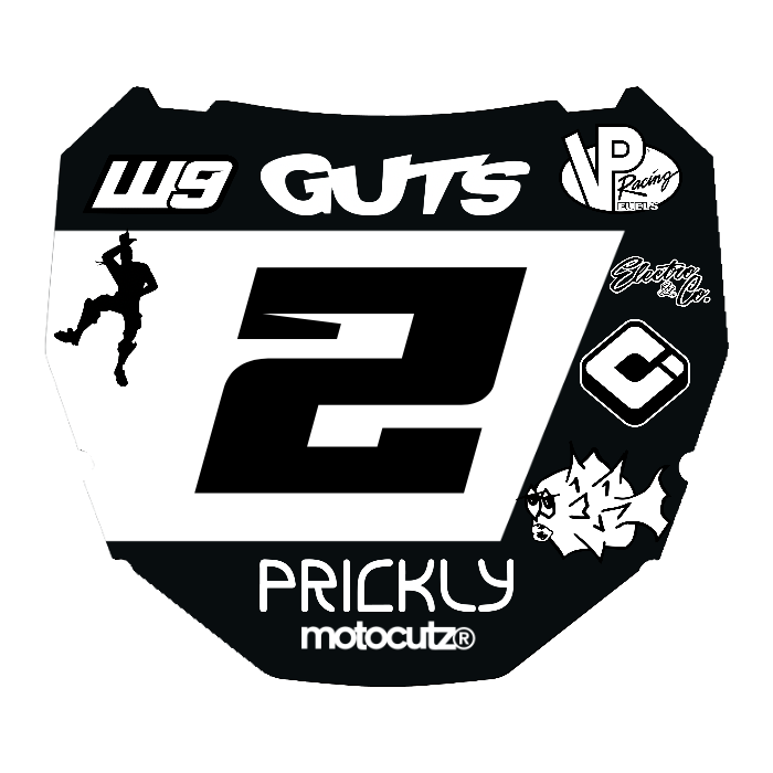 CUSTOM ODI NUMBER PLATE DECAL