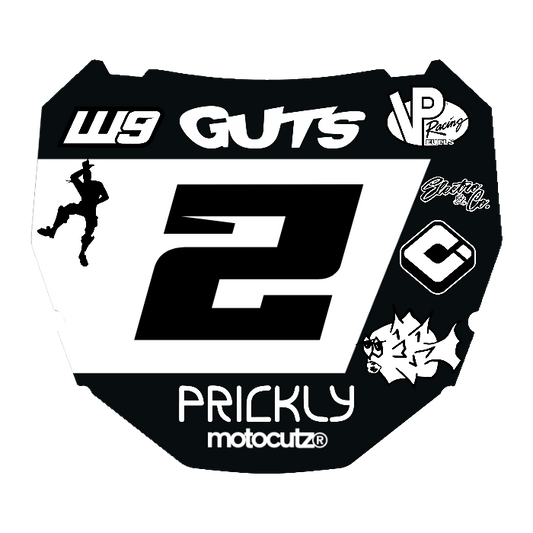 CUSTOM ODI NUMBER PLATE DECAL