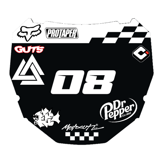 CUSTOM ODI NUMBER PLATE DECAL