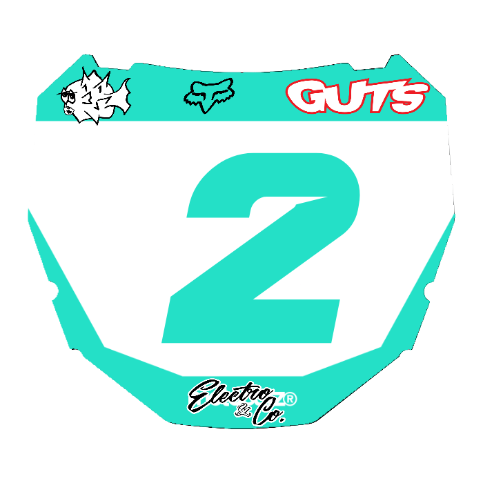 CUSTOM ODI NUMBER PLATE DECAL