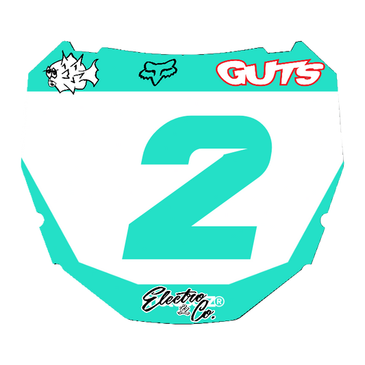 CUSTOM ODI NUMBER PLATE DECAL