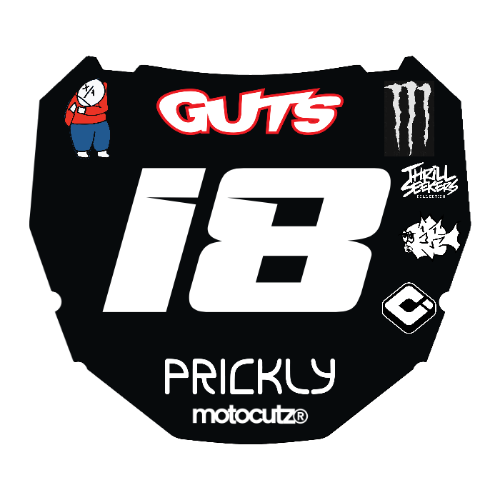 CUSTOM ODI NUMBER PLATE DECAL