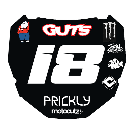 CUSTOM ODI NUMBER PLATE DECAL