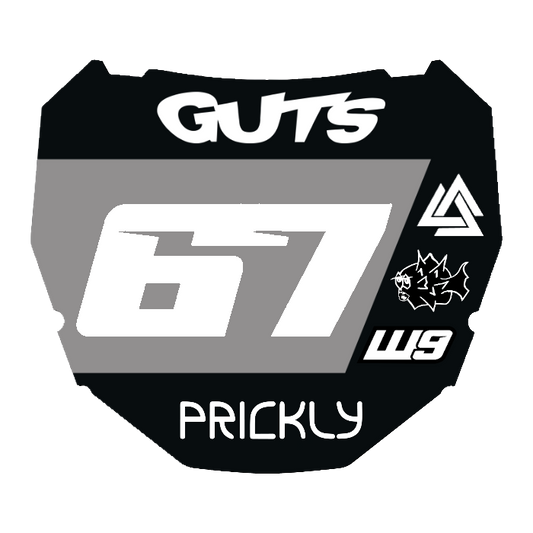 CUSTOM ODI NUMBER PLATE DECAL