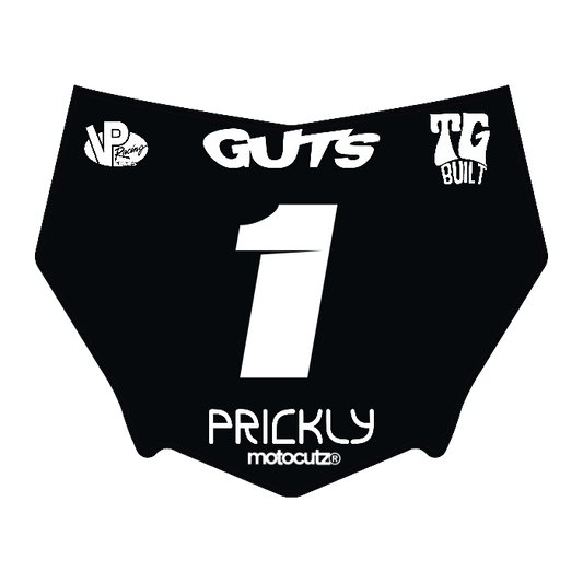 CUSTOM MOTOCUTZ FRONT PLATE DECAL