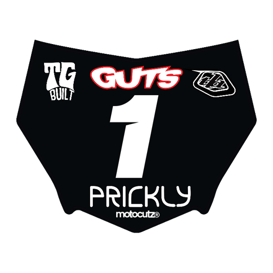 CUSTOM MOTOCUTZ FRONT PLATE DECAL