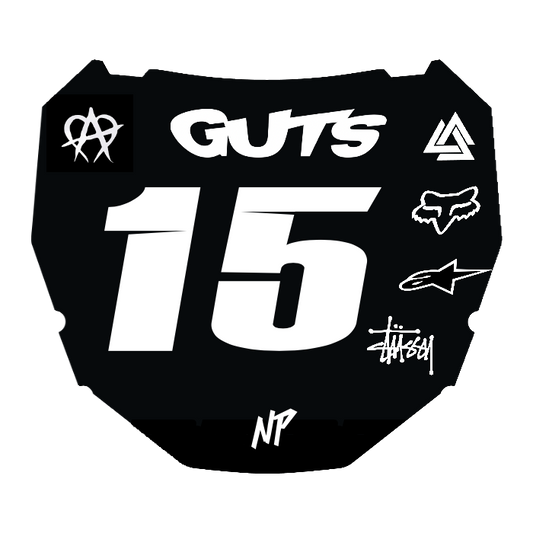 CUSTOM ODI NUMBER PLATE DECAL