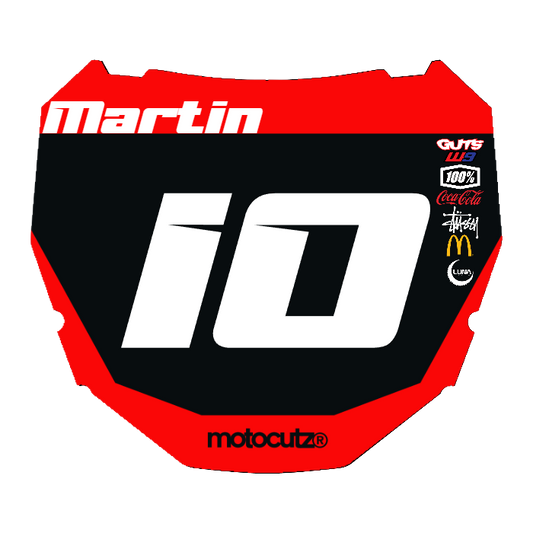 CUSTOM ODI NUMBER PLATE DECAL