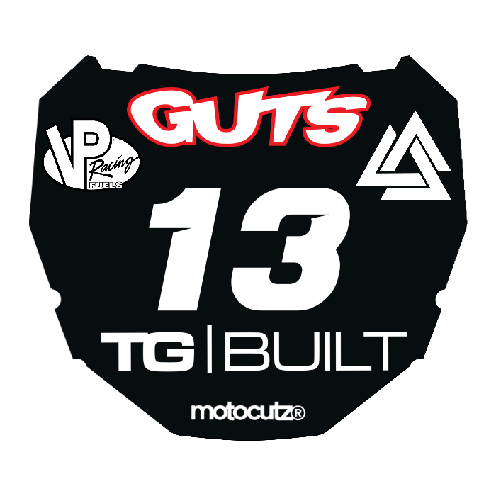 CUSTOM ODI NUMBER PLATE DECAL