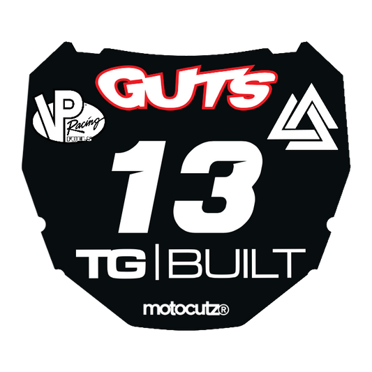 CUSTOM ODI NUMBER PLATE DECAL