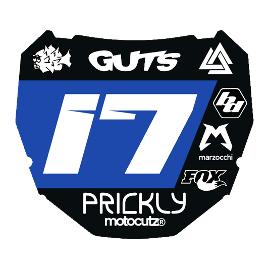 CUSTOM ODI NUMBER PLATE DECAL