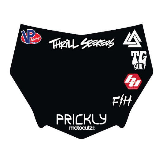 CUSTOM MOTOCUTZ FRONT PLATE DECAL