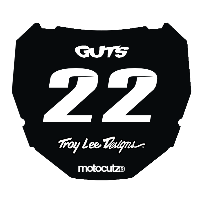 CUSTOM ODI NUMBER PLATE DECAL