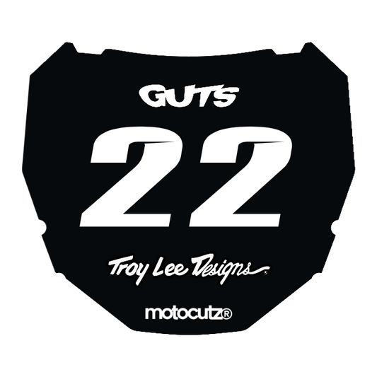 CUSTOM ODI NUMBER PLATE DECAL