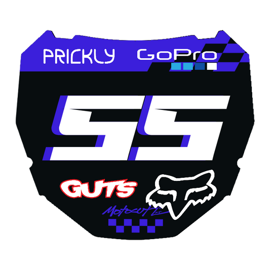 CUSTOM ODI NUMBER PLATE DECAL