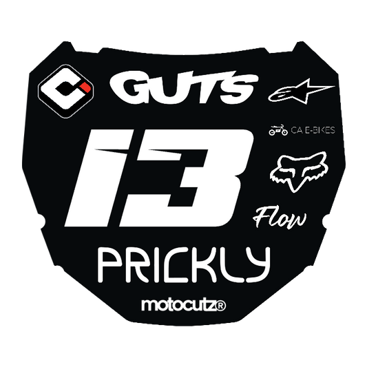 CUSTOM ODI NUMBER PLATE DECAL