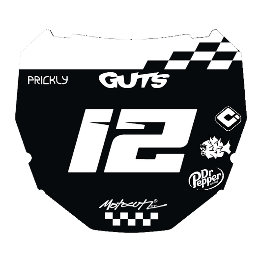 CUSTOM ODI NUMBER PLATE DECAL