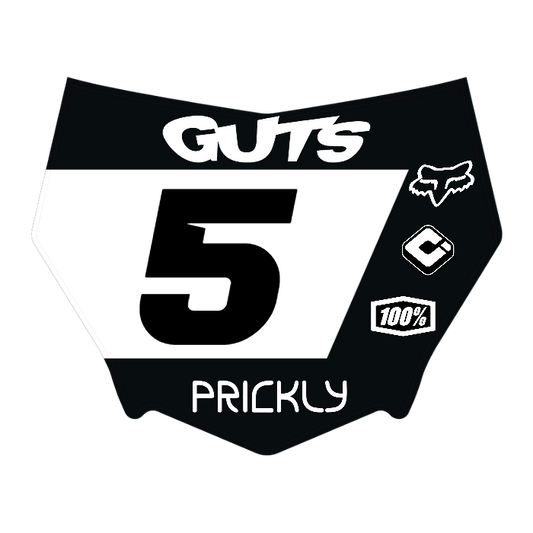 CUSTOM MOTOCUTZ FRONT PLATE DECAL