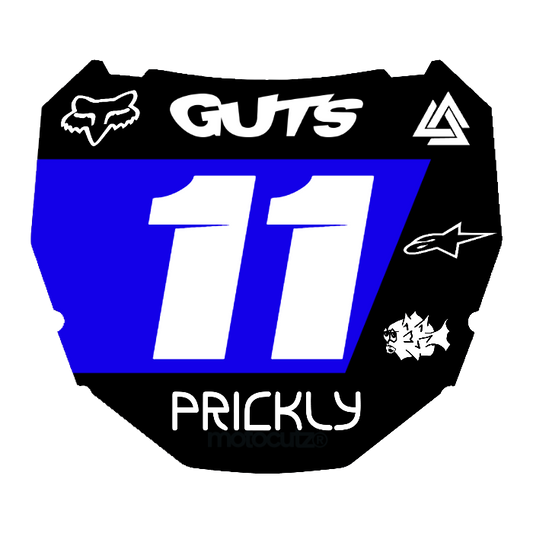 CUSTOM ODI NUMBER PLATE DECAL