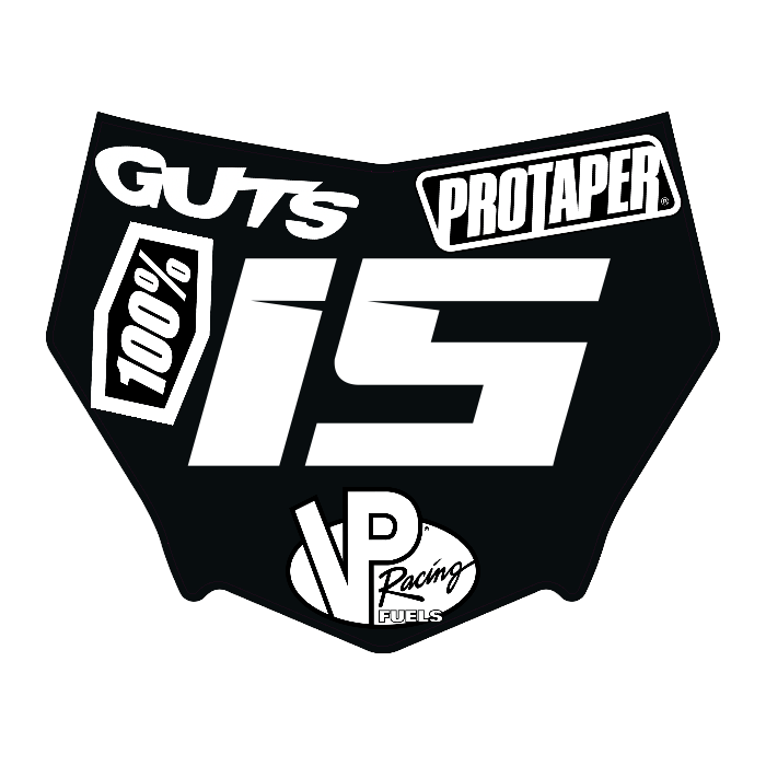 CUSTOM MOTOCUTZ FRONT PLATE DECAL