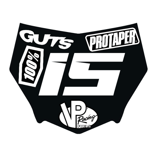 CUSTOM MOTOCUTZ FRONT PLATE DECAL