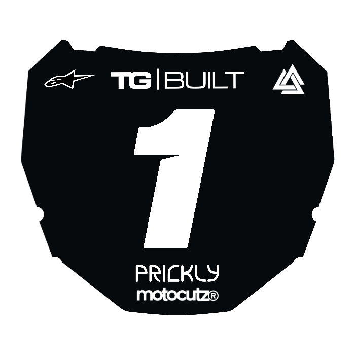 CUSTOM ODI NUMBER PLATE DECAL