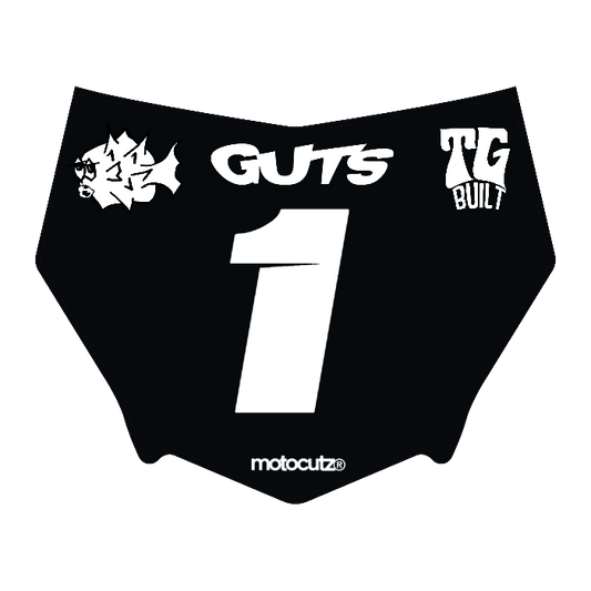 CUSTOM MOTOCUTZ FRONT PLATE DECAL