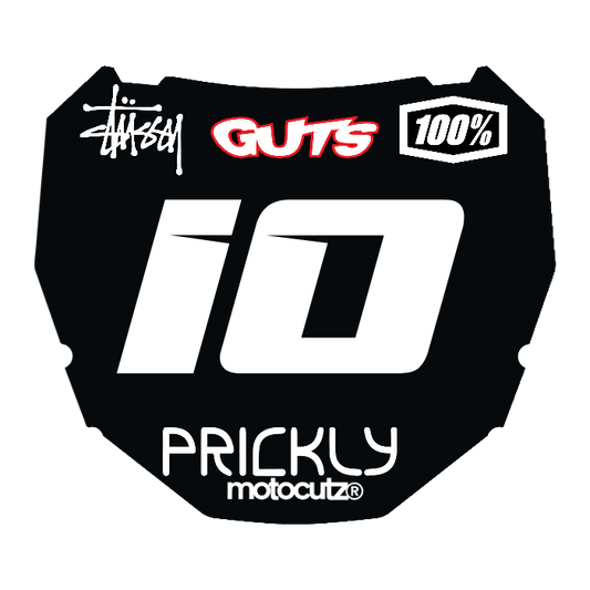 CUSTOM ODI NUMBER PLATE DECAL