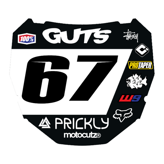CUSTOM ODI NUMBER PLATE DECAL